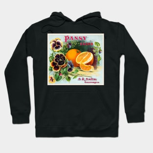 Pansy Brand crate label, 1885 - 1899 Hoodie